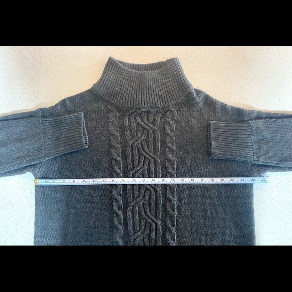 Joe Fresh long sleeved sweater dress, size Large, colour Dark Grey - Picture 4 of 6